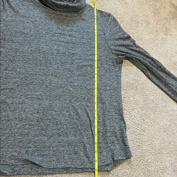 Madewell Whisper Cotton Turtleneck Gray Small - Picture 10 of 10